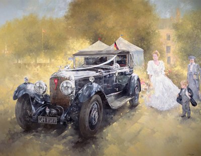 Bentley und Braut von Peter Miller