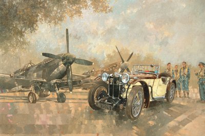 Cream Cracker MG 4 Spitfires von Peter Miller