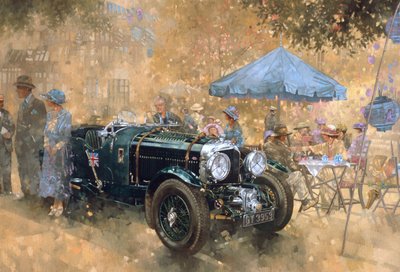 Gartenparty mit dem Bentley von Peter Miller