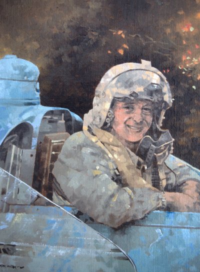 Studie für Donald Campbell von Peter Miller