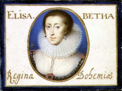 Porträt von Elizabeth, Königin von Böhmen von Peter Oliver