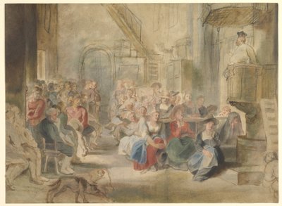 Eine Predigt in einer Dorfkirche von Peter Paul Rubens