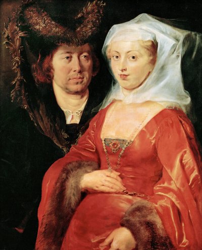Ansegisel und Heilige Begga von Peter Paul Rubens