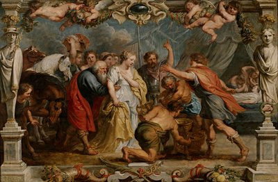 Briseis kehrt zu Achilles zurück von Peter Paul Rubens
