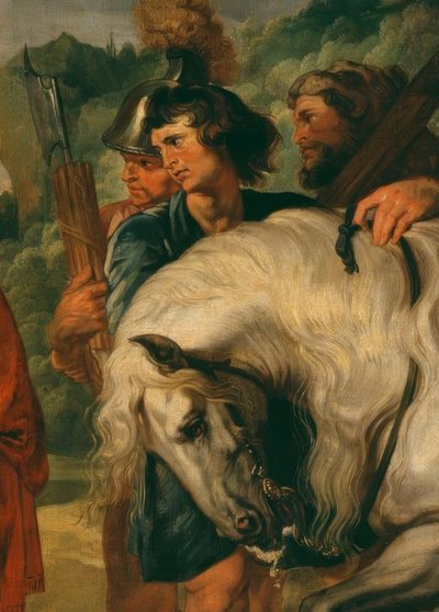 Decius Mus fügt sich seinem Schicksal von Peter Paul Rubens