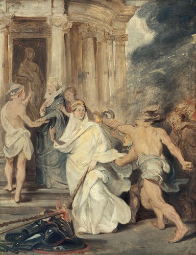 Der Friedenschluss in Angers (Skizze zum Medici-Zyklus) von Peter Paul Rubens