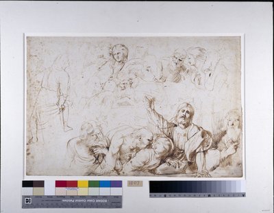 Fünf Figurengruppen für ein letztes Abendmahl (Christus kündigt seinen Verrat an) um 1601-04 von Peter Paul Rubens