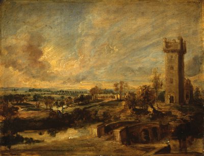 Landschaft mit Turm von Peter Paul Rubens