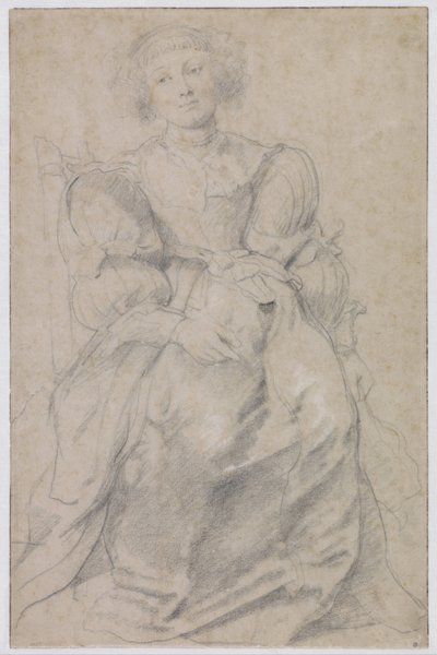 Porträt von Hélène Fourment, um 1630-1631 von Peter Paul Rubens