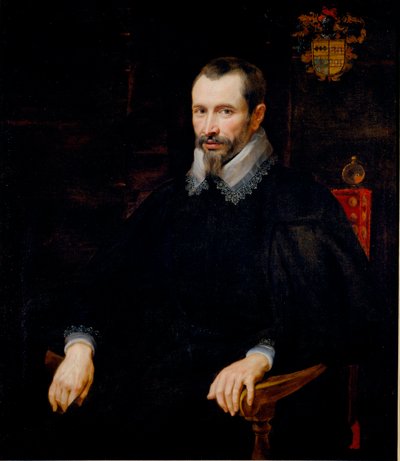 Porträt von Niccolo Pallavicino Gemälde von Peter Paul Rubens (1577-1640) 1604-1608 Dim. 105x92 cm Private Sammlung von Peter Paul Rubens