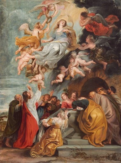 Die Himmelfahrt der Jungfrau, um Mitte der 1620er Jahre von Peter Paul Rubens