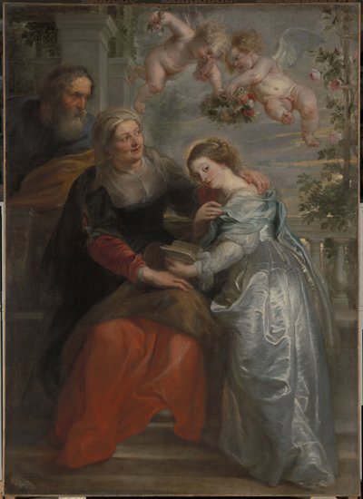 Die Erziehung Mariens von Peter Paul Rubens