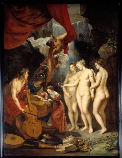 Die Erziehung von Maria von Medici (Allegorie darstellend die Unterweisung der jungen Königin Maria von Medici) (Gemälde von Peter Paul Rubens) von Peter Paul Rubens