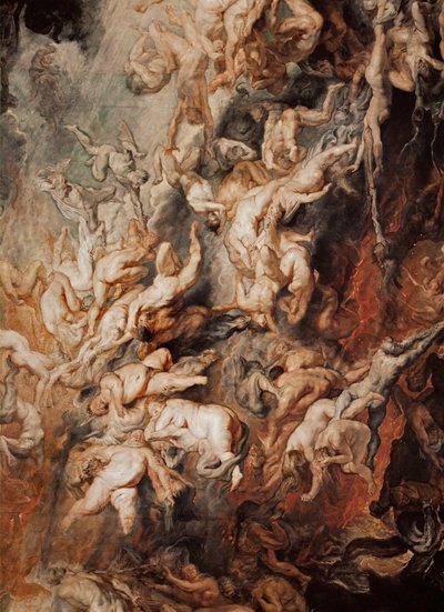 Der Fall der Verdammten von Peter Paul Rubens