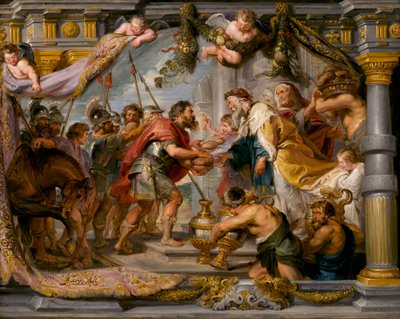 Das Treffen von Abraham und Melchisedek, ca. 1626 von Peter Paul Rubens