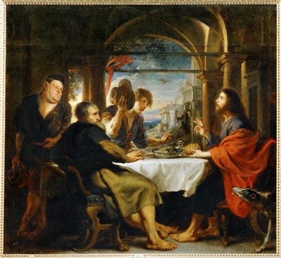 Das Abendmahl in Emmaus von Peter Paul Rubens