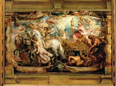 Der Triumph der Kirche über Wut, Zwietracht und Hass von Peter Paul Rubens