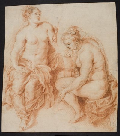 Zwei Nymphen von Peter Paul Rubens