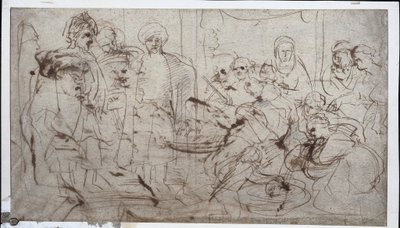 Tomyris mit dem Kopf des Kyros (verso) von Peter Paul Rubens