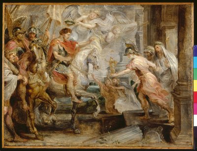Triumphaler Einzug Konstantins in Rom von Peter Paul Rubens