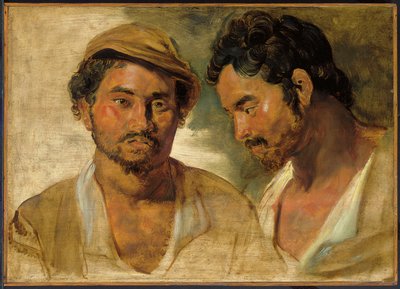 Zwei Studien eines Mannes, Kopf und Schultern von Peter Paul Rubens