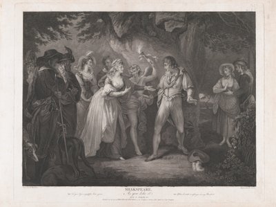 Wie es euch gefällt, Akt 5, Szene 4 Shakespeare, 29. September 1792 von Peter Simon
