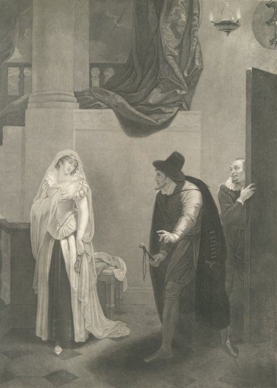 Shylocks Haus - Shylock, Jessica und Launcelot Shakespeare von Peter Simon