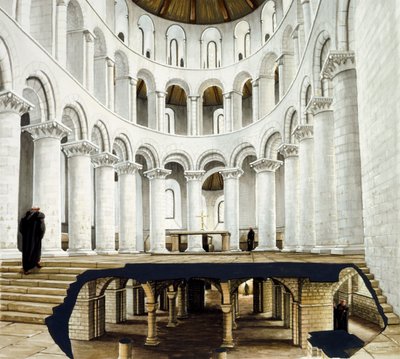 Das Presbyterium und die Krypta der Abtei St. Augustine von Peter Urmston