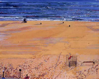 Vom Strand: Santa Monica von Peter Wilson