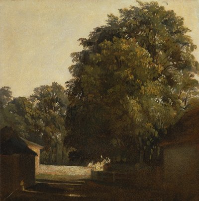 Landschaft mit Kastanienbaum von Peter de Wint