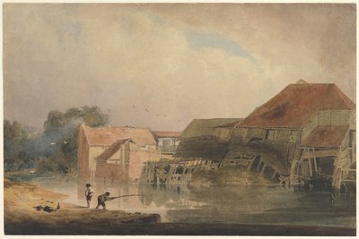 Flusslandschaft (Alte Mühle) von Peter de Wint