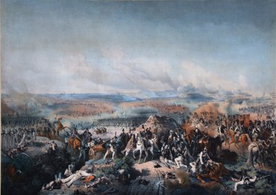 Die Schlacht von Borodino am 26. August 1812 von Peter von Hess