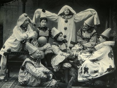 Theaterkomposition. Platinotypie von Pyotr Petrovich Pavlov (1860-1925) von Petr Petrovich Pavlov