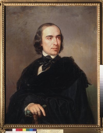 Porträt des Historikers Timofei Granovski (1813-1855) von Petr Zakharovich Zakharov Chechenets