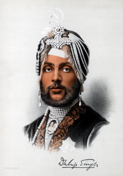 Duleep Singh, Sikh-Herrscher, ca. 1890 von Petter and Galpin Cassell