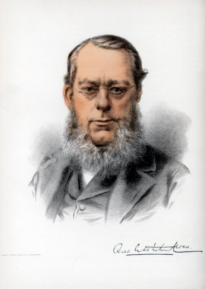 Richard Assheton Cross, 1. Viscount Cross, britischer Staatsmann, ca. 1890 von Petter and Galpin Cassell