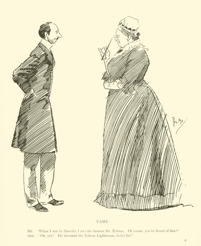 Karikatur von Phil May, aus den 1890er Jahren von Phil May