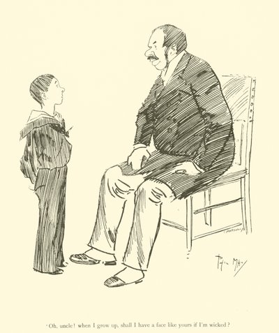 Karikatur von Phil May, aus den 1890er Jahren von Phil May