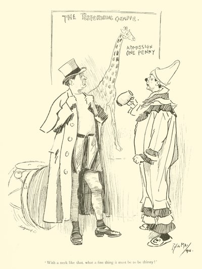 Karikatur von Phil May, aus den 1890er Jahren von Phil May