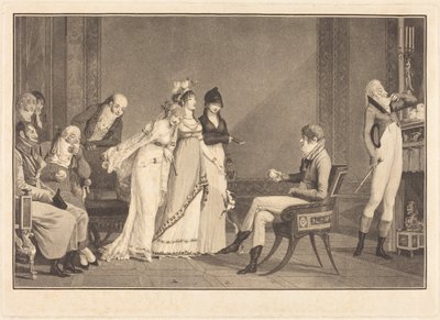 Die Orange oder das moderne Urteil von Paris von Philibert-Louis Debucourt