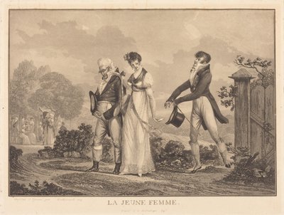Die junge Frau von Philibert-Louis Debucourt