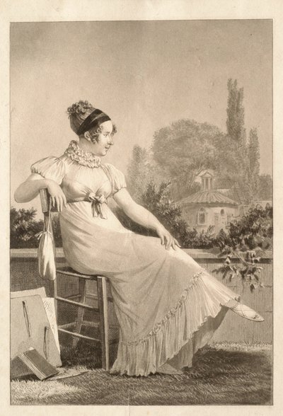Porträt einer jungen Frau von Philibert-Louis Debucourt