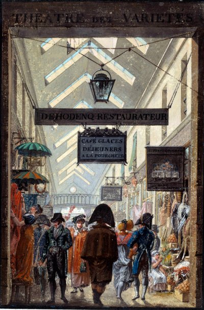 Der Durchgang der Panoramen in Paris von Philibert Louis Debucourt