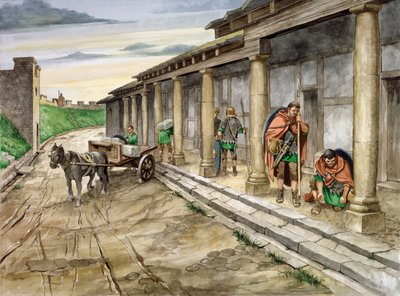Housesteads Römisches Fort, 2. Jahrhundert von Philip Corke