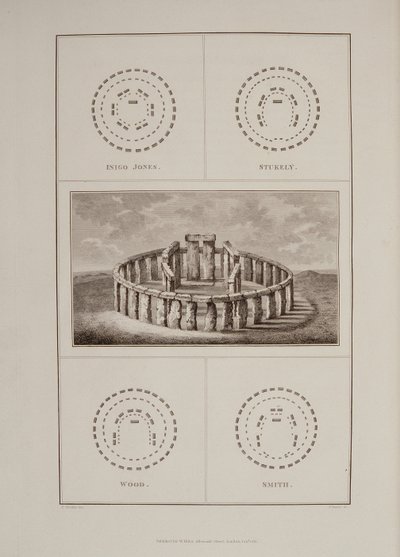Ansicht von Stonehenge, aus Sir Richard Colt Hoares The History of Ancient Wiltshire, graviert von James Basire, London, 1810-11 von Philip Crocker