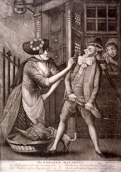 Der wütende Macaroni von Philip Dawe