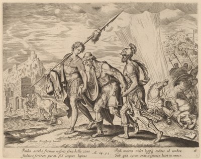 Die Bekehrung des Heiligen Paulus von Philip Galle after Maerten van Heemskerck