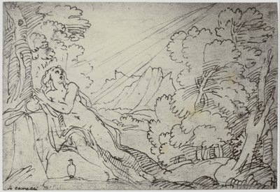 Ein Engel bringt eine Seele ins Paradies von Philip Henry Delamotte