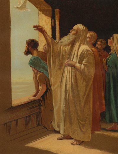 Noah sendet die Taube aus von Philip Richard Morris