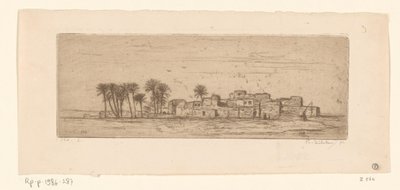 Ansicht von Côm Al-Akhdar von Philip Zilcken (signed by artist)